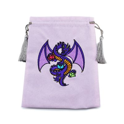 Foam Brain Games: Dice Bag - Purple Dragon