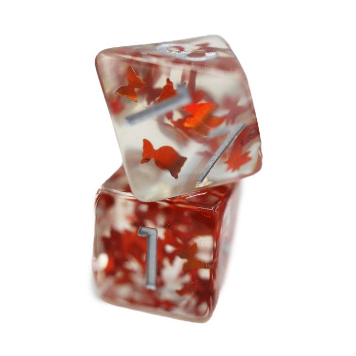 Foam Brain Games: Poly 7 Set - Butterfly Kiss - Orange