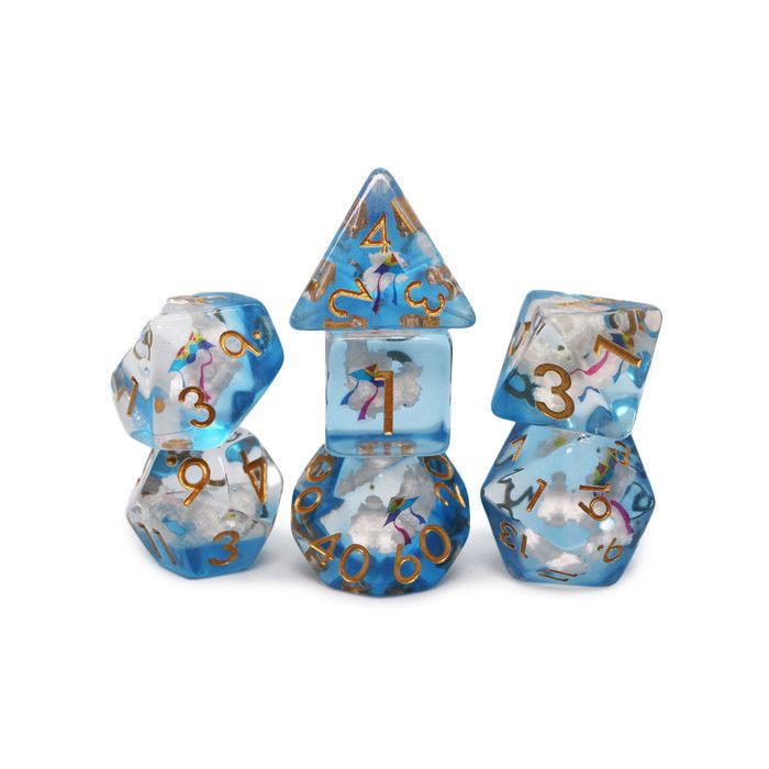 Foam Brain Games: Poly 7 Set - Kite &amp; Clouds