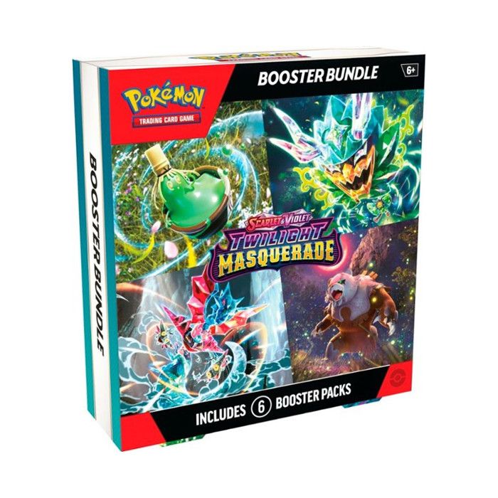 Pokemon: Scarlet &amp; Violet 6 - Twilight Masquerade - Booster Bundle