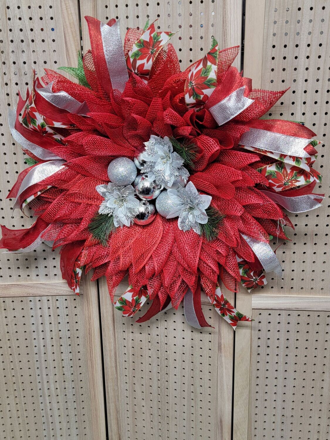 Poinsettia Wreath