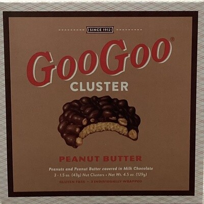 GooGoo cluster peanut butter 3 pack