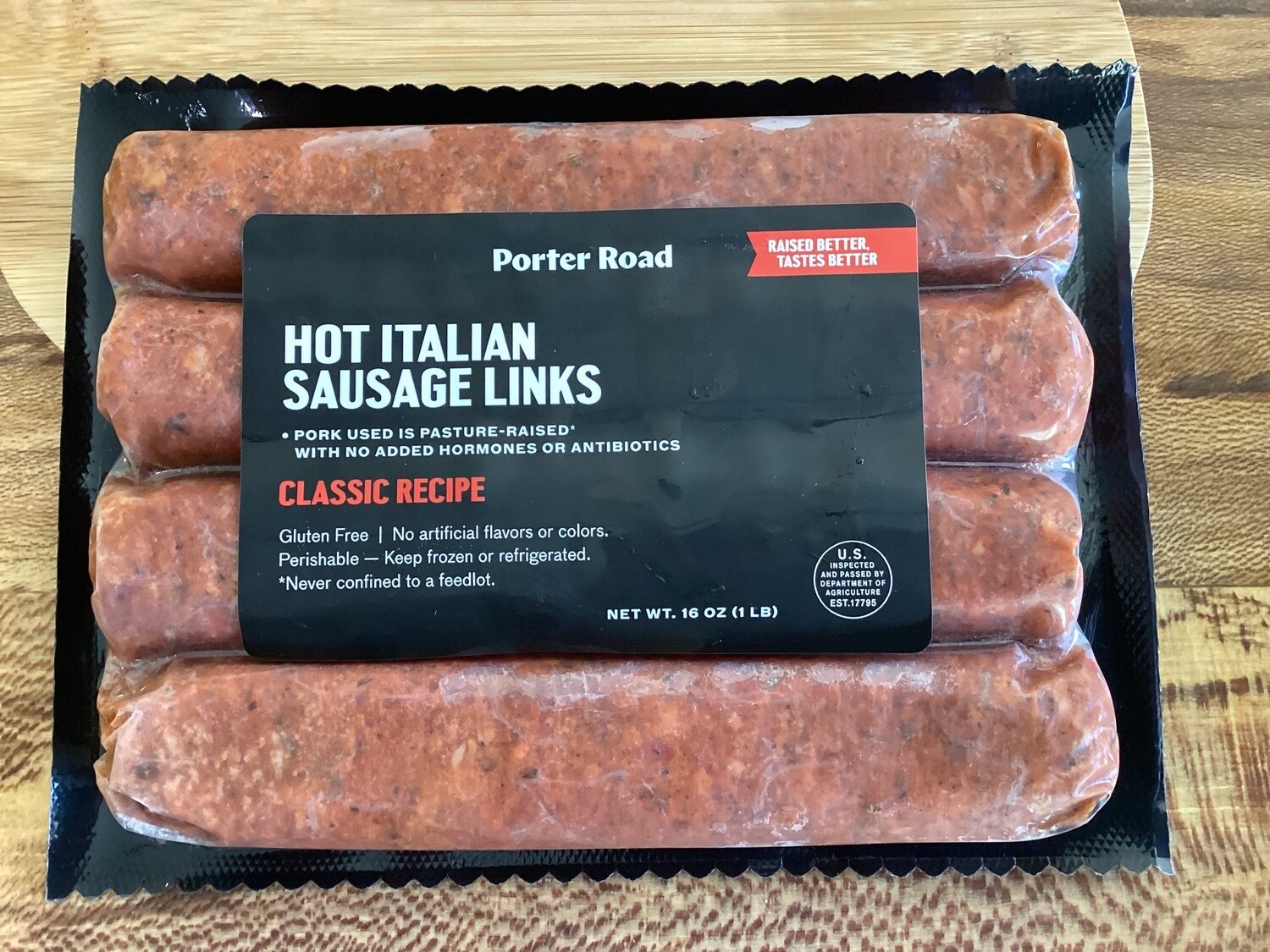 Hot Italian Sausage Links