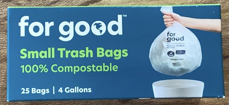 For Good Compostable 4 Gallon Trash Bag