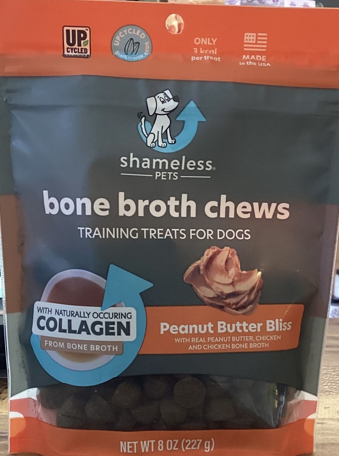 Peanut Butter Bliss Bone Broth Dog Training Treats