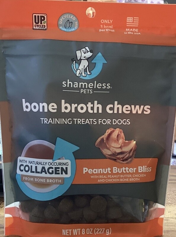 Peanut Butter Bliss Bone Broth Dog Training Treats