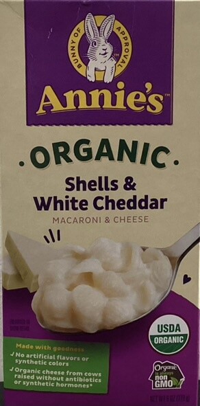 Annie&#39;s Organic Shells &amp; White Cheddar