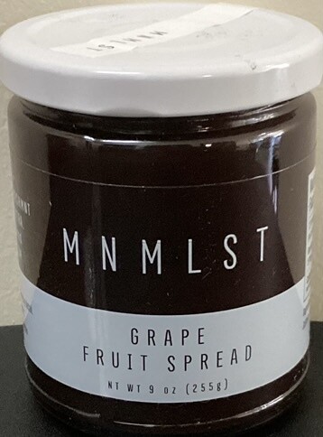 MNMLST Grape Fruit Spread