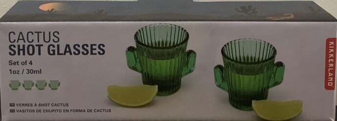 Kikkerland Cactus Shot Glasses