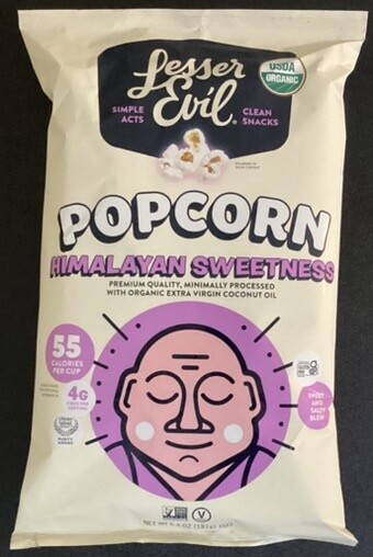 Lesser Evil Organic Popcorn Himalayan Sweetness