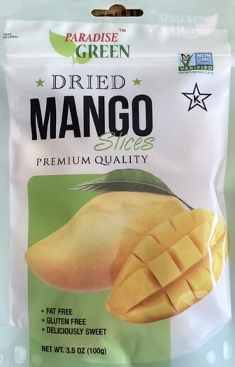 Paradise Dried Mango Slices 3.5 oz