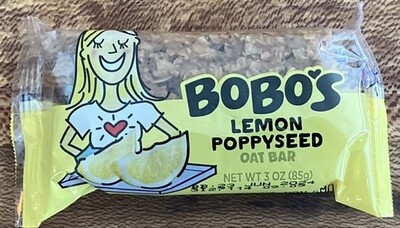 Bobo’s Oat Bars Lemon Poppyseed