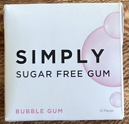 Simply Gum Bubble Gum