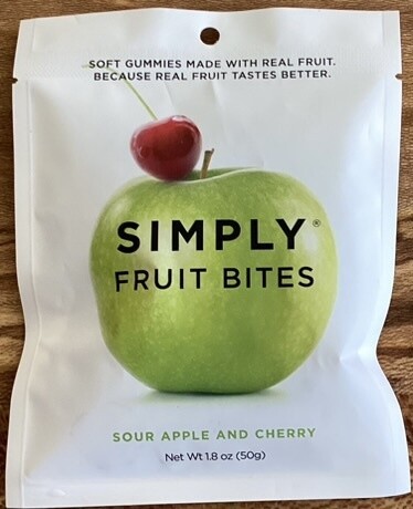Simply Gum Sour Apple and Cherry 1.8 oz