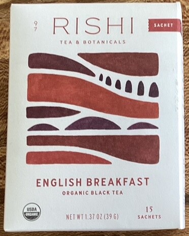 Rishi Tea English Breakfast Organic Black Tea Sachets
