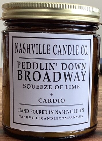 Nashville Candle Company Peddlin’ Down Broadway | Squeeze of Lime + Cardio