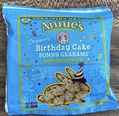 Annie&#39;s Organic Organic Bunny Snack 1.07 oz Birthday Cake
