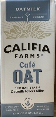 Califia Farms Cafe Oat Milk