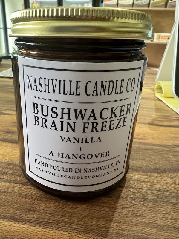 Nashville Candle Co | Bushwacker Brain Freeze | Vanilla &amp; A Hangover