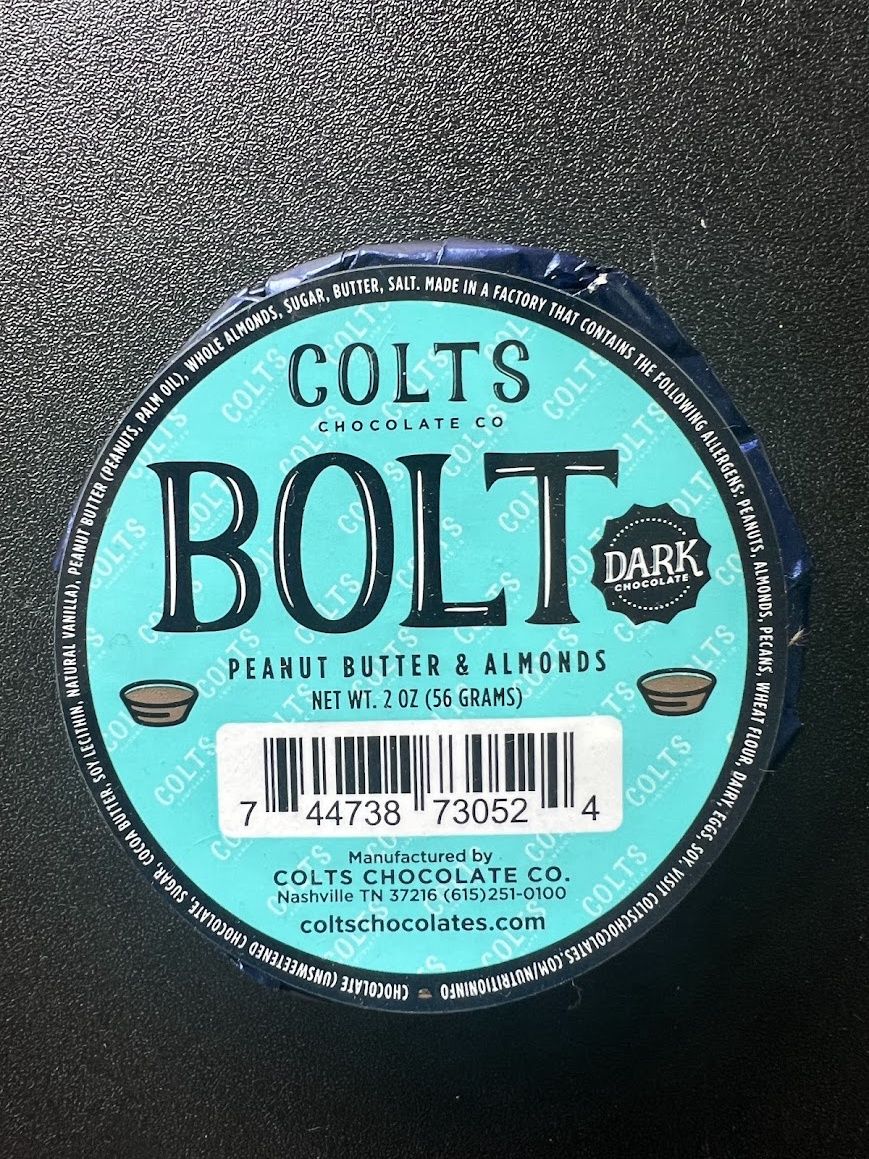 Colts Chocolates - Bolts Dark Chocolate