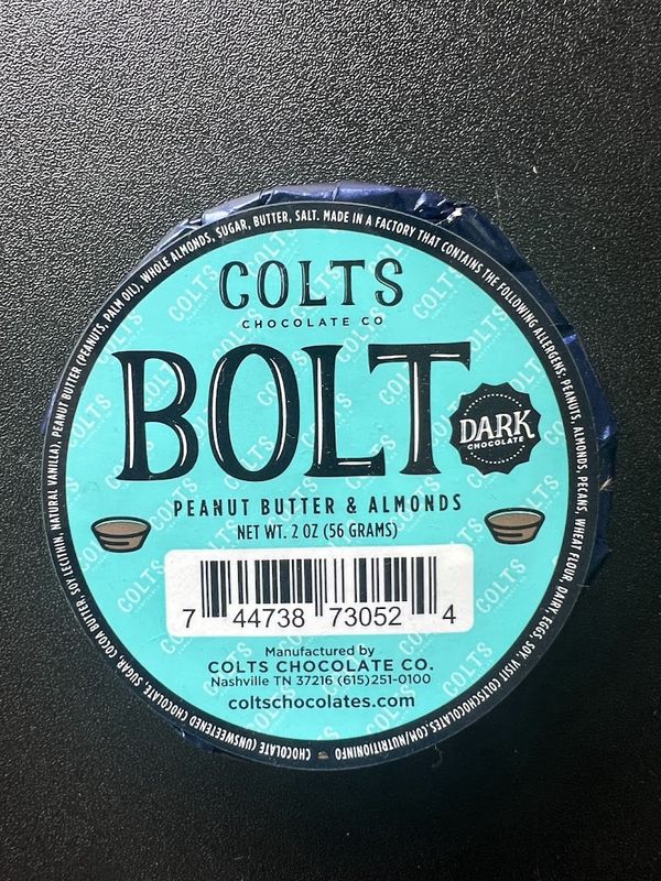Colts Chocolates - Bolts Dark Chocolate
