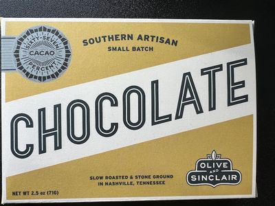 Olive and Sinclair 67% Dark Chocolate