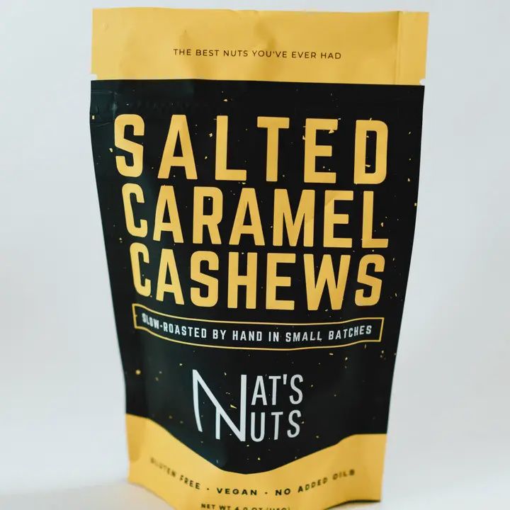 Nat&#39;s Nuts Salted Caramel Cashews