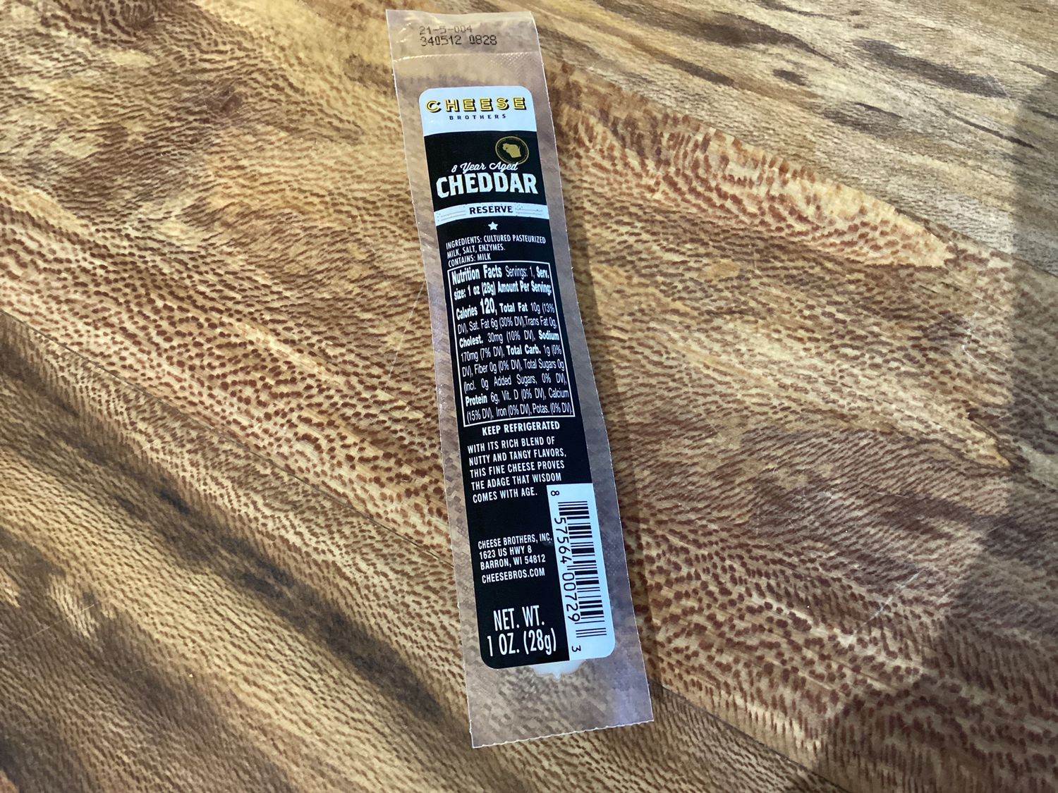 Cheese Brothers 8 Year Aged Cheddar Snack Sticks