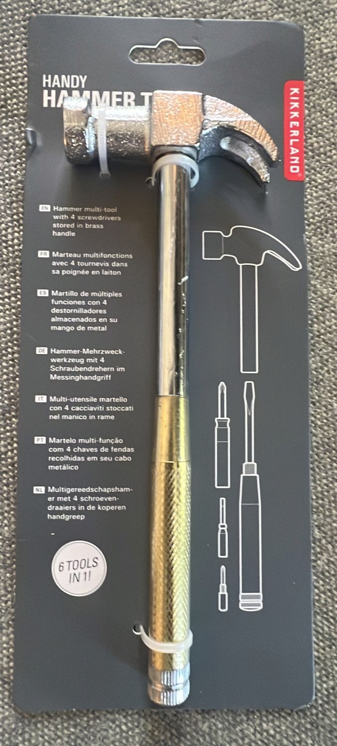 Kikkerland Multi Tool Handy Hammer