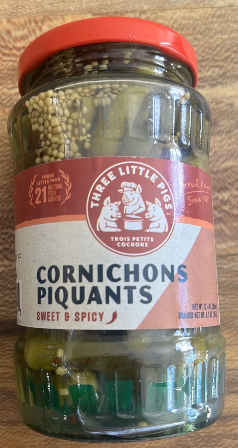 Three Little Pigs Cornichons Piquants - &quot;Spicy&quot;
