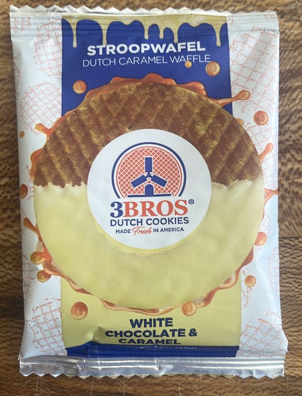 3 Brothers Stroopwafel - White Chocolate