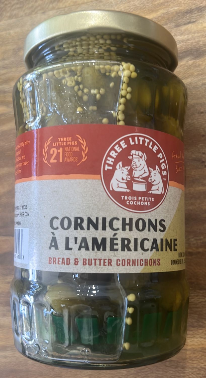 Three Little Pigs Cornichons a L&#39;Americaine
