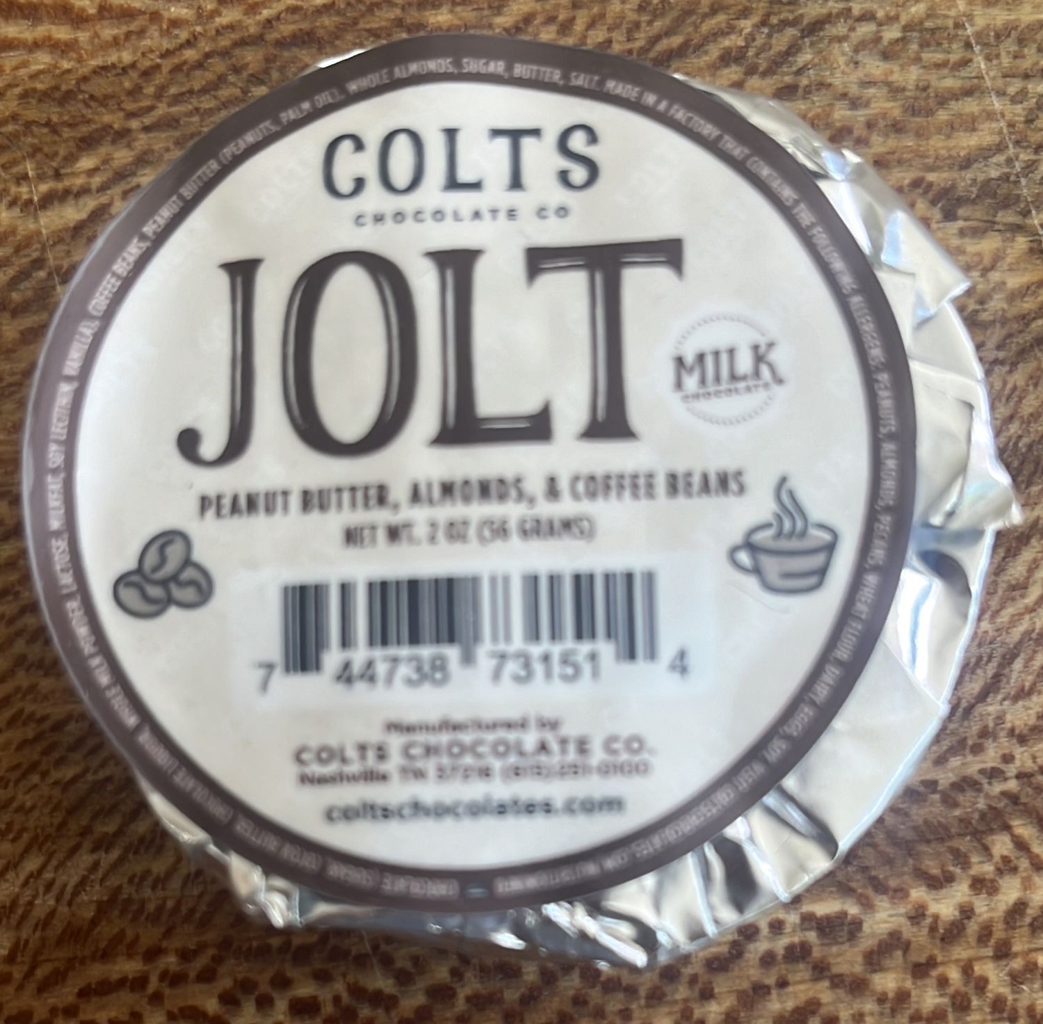 Colts Chocolates - Jolts Milk Chocolate Coffee