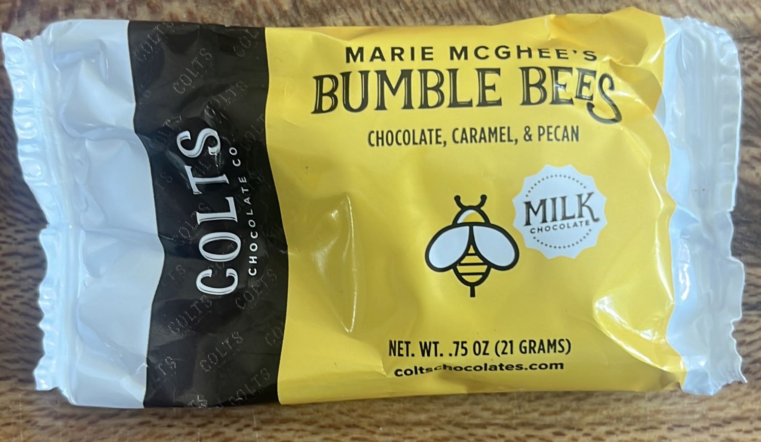 Colts Chocolates - Marie McGhee&#39;s Bumble Bees Milk Chocolate
