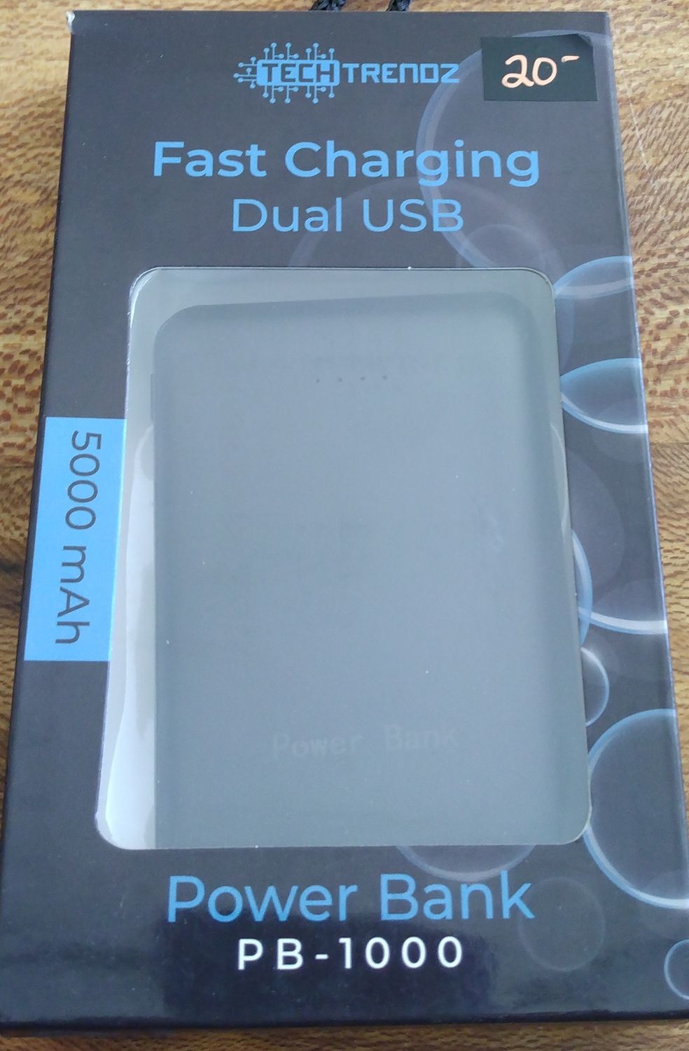 5000 mAh Power Bank | Black