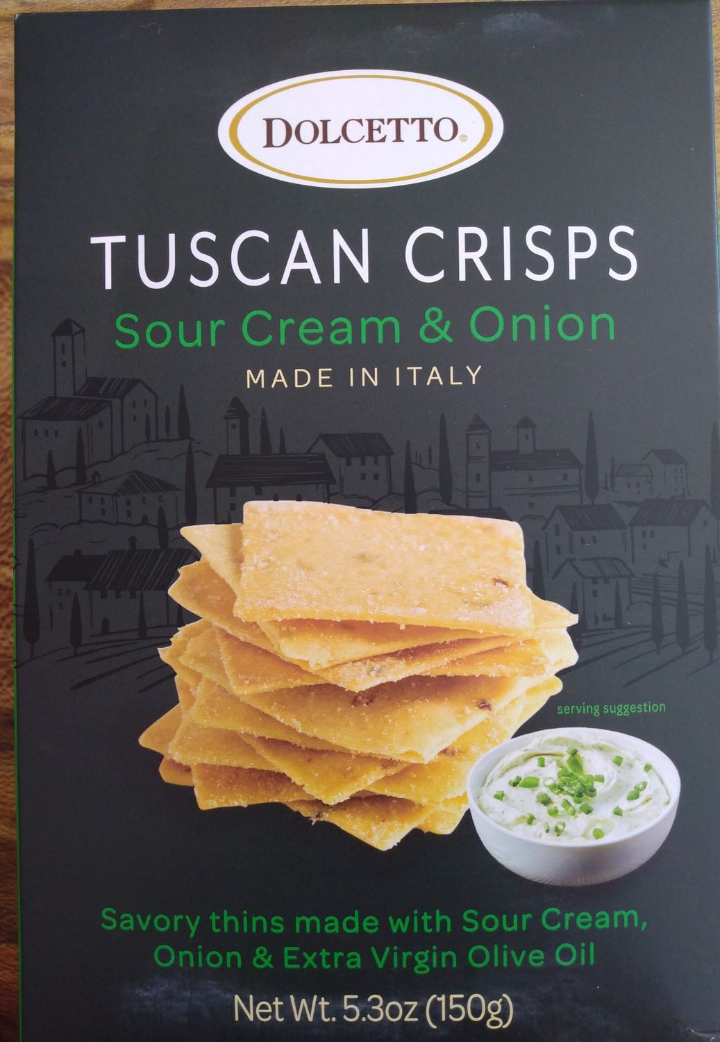Dolcetto Crisps Sour Cream &amp; Onion