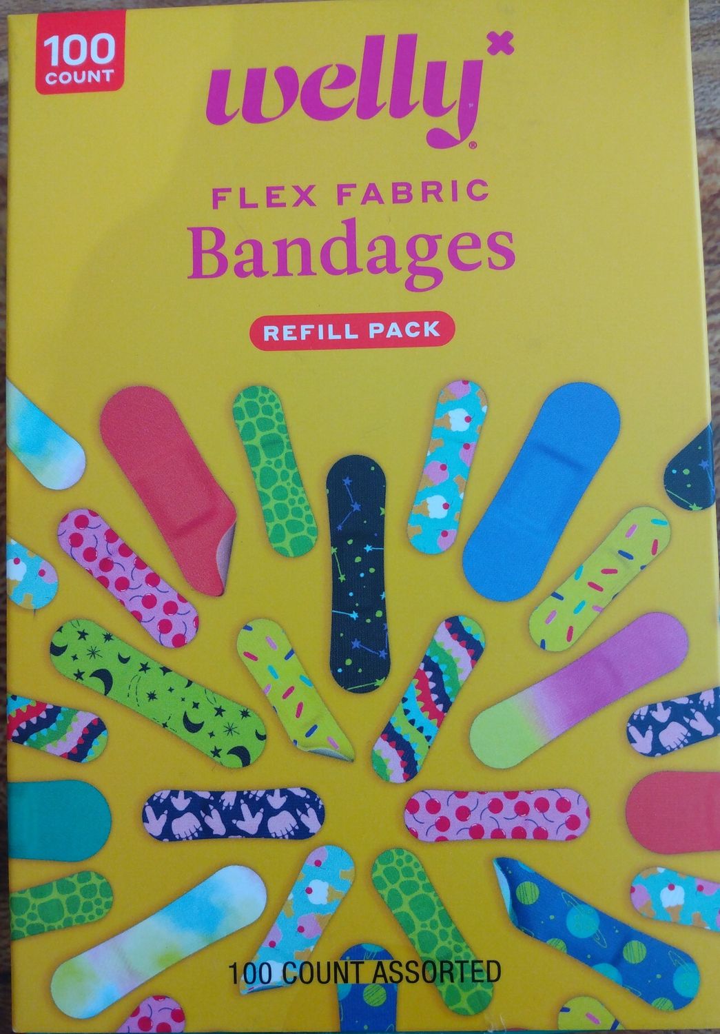 Flexible Fabric Bandage Refill Carton