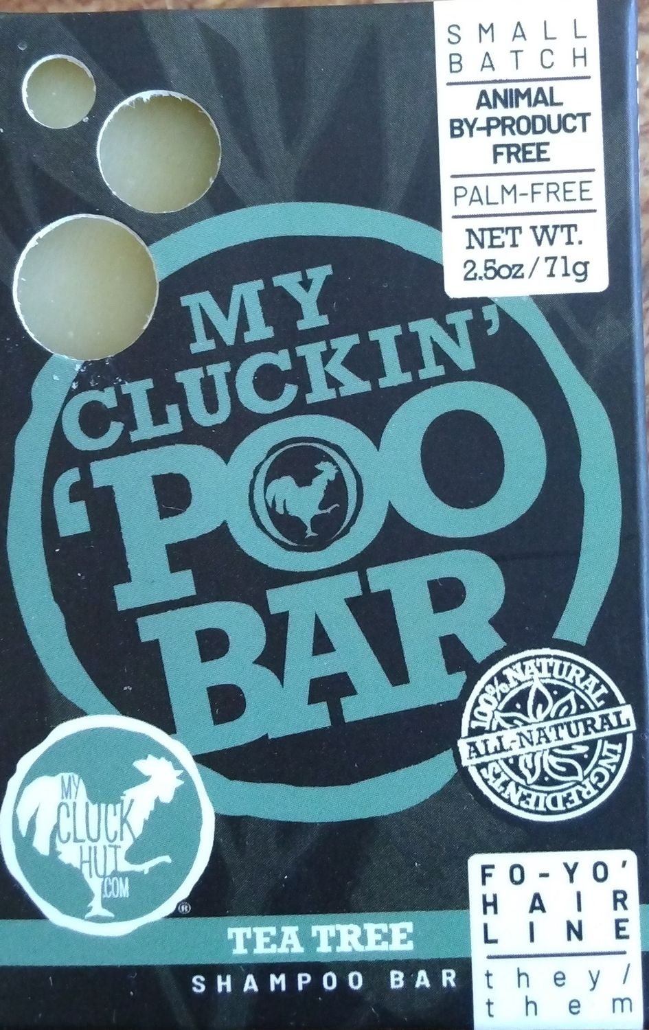 My Cluck Hut Tea Tree Poo Bar