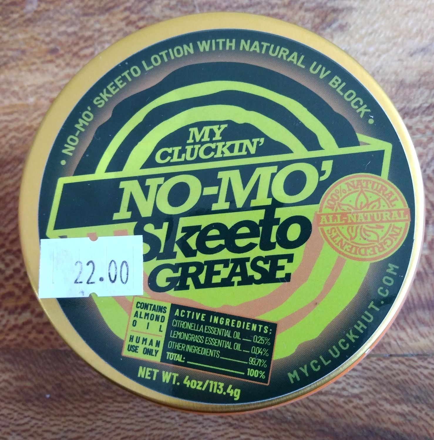 My Cluck Hut Skeeto Grease