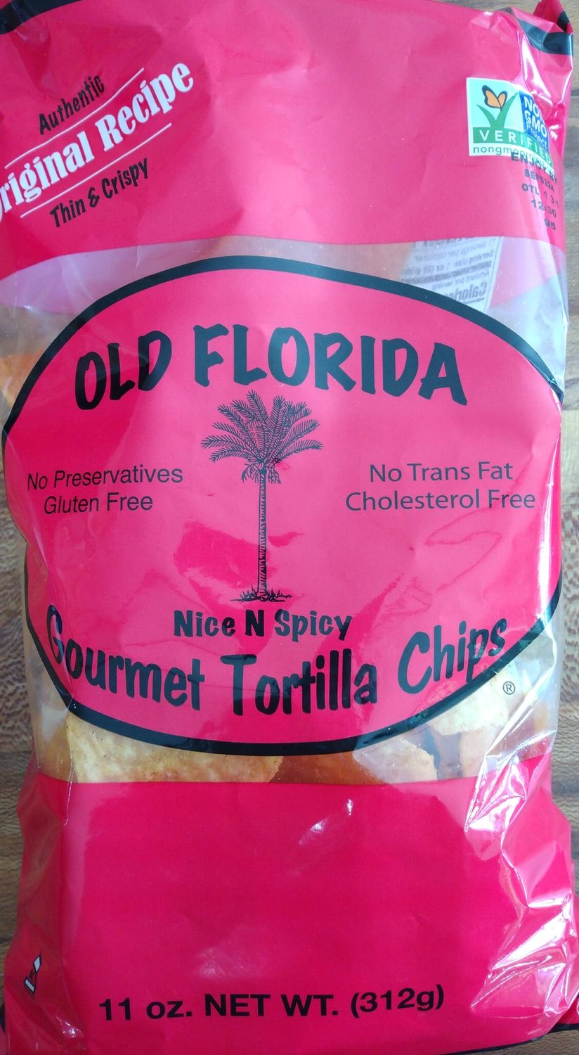 Old Florida Gourmet Tortilla Chips - Nice n Spicy