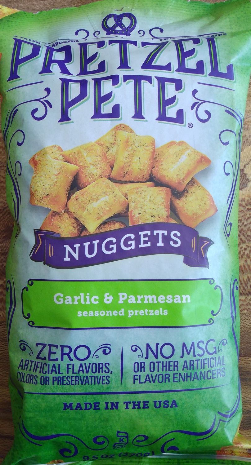 Pretzel Pete Nuggets - Garlic &amp; Parmesan