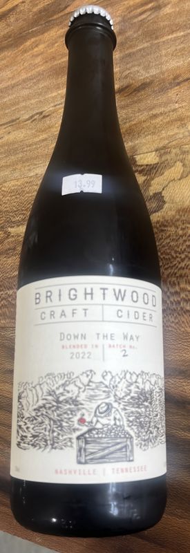 Brightwood Down The Way Cider 750ml