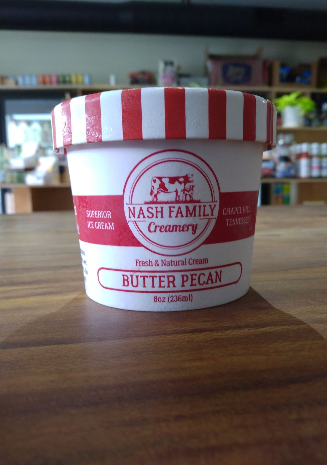 Nash Family Creamery - Butter Pecan Ice Cream