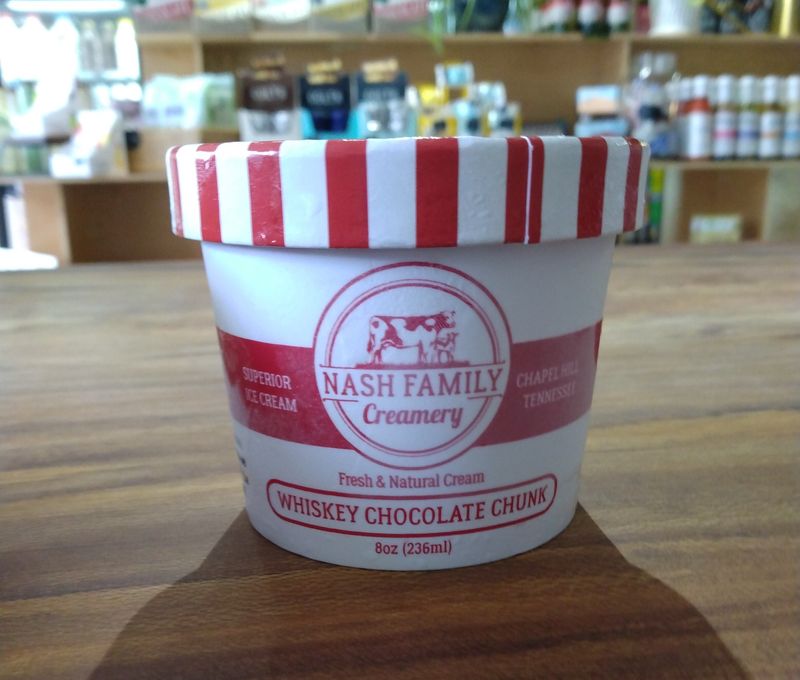 Nash Family Creamery - Whiskey Chocolate Chunk Ice Cream