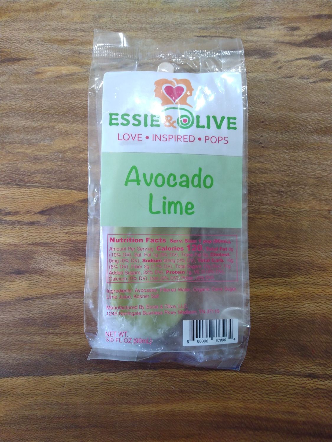 Avacado Lime Pop
