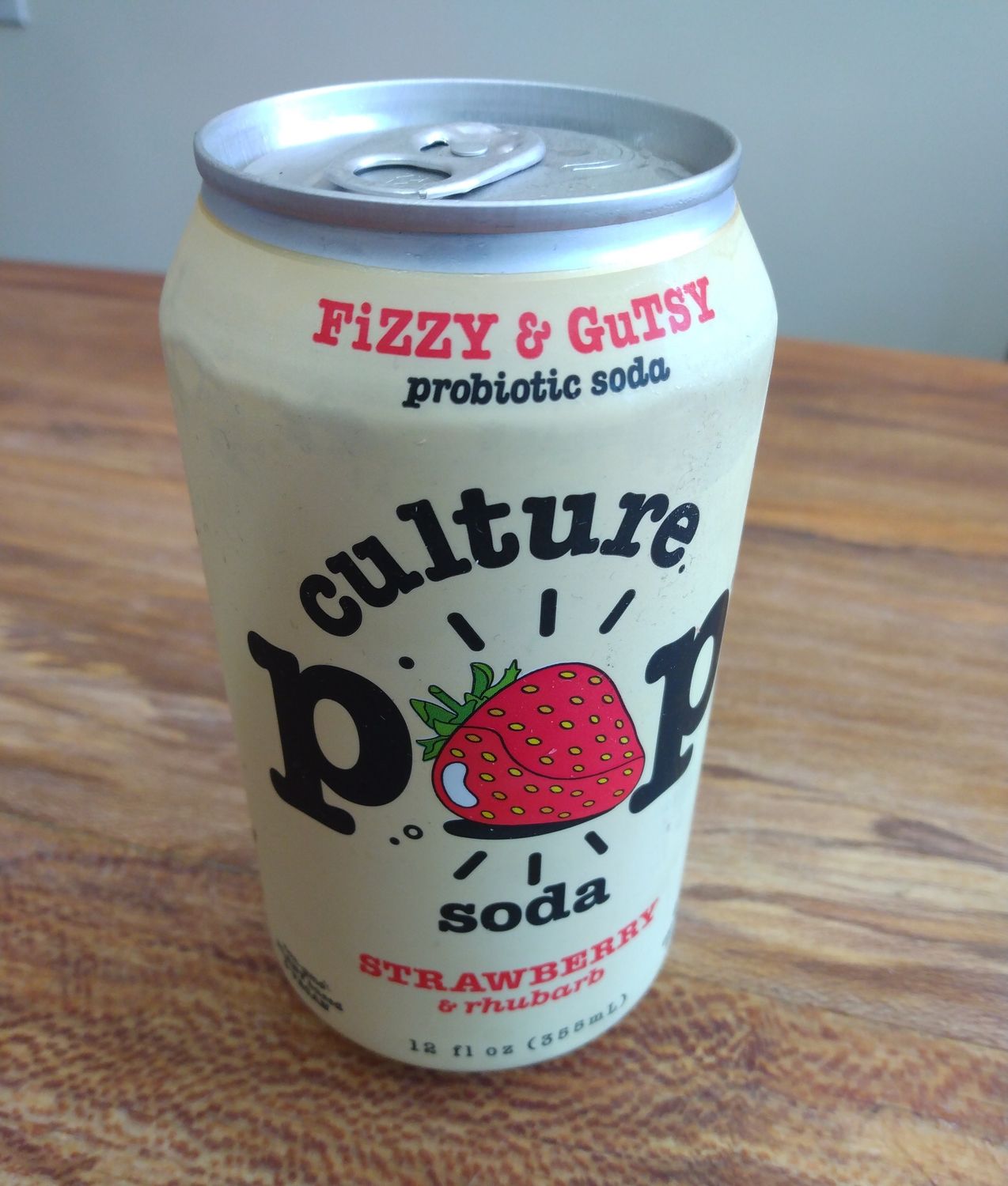 Culture Pop Soda Strawberry Rhubarb