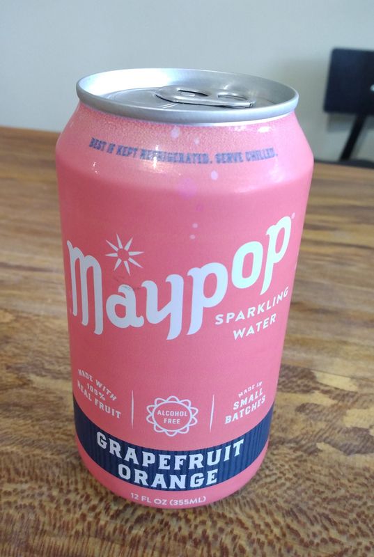 Maypop Sparkling Water Grapefruit Orange