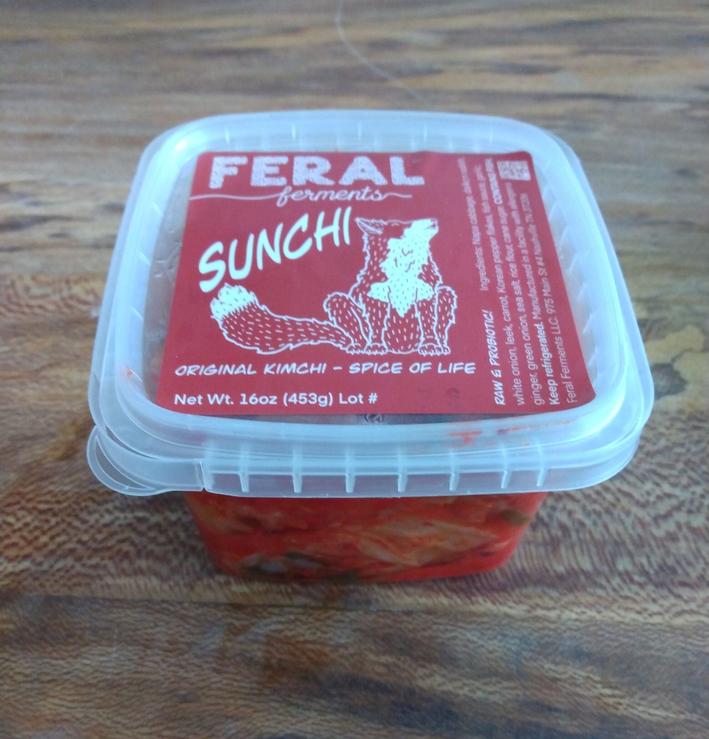 Kimchi - Sunchi - Feral Ferments