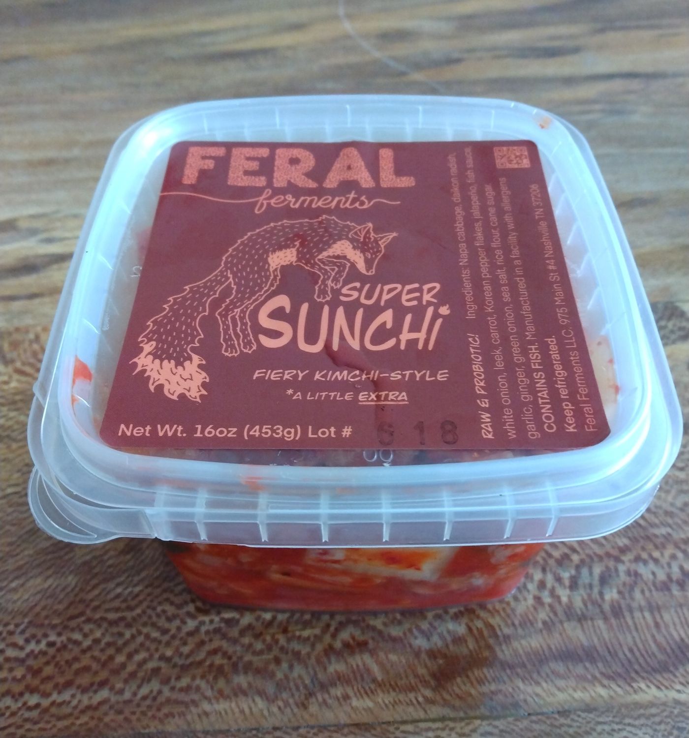 Kimchi - Super Sunchi - Feral Ferments