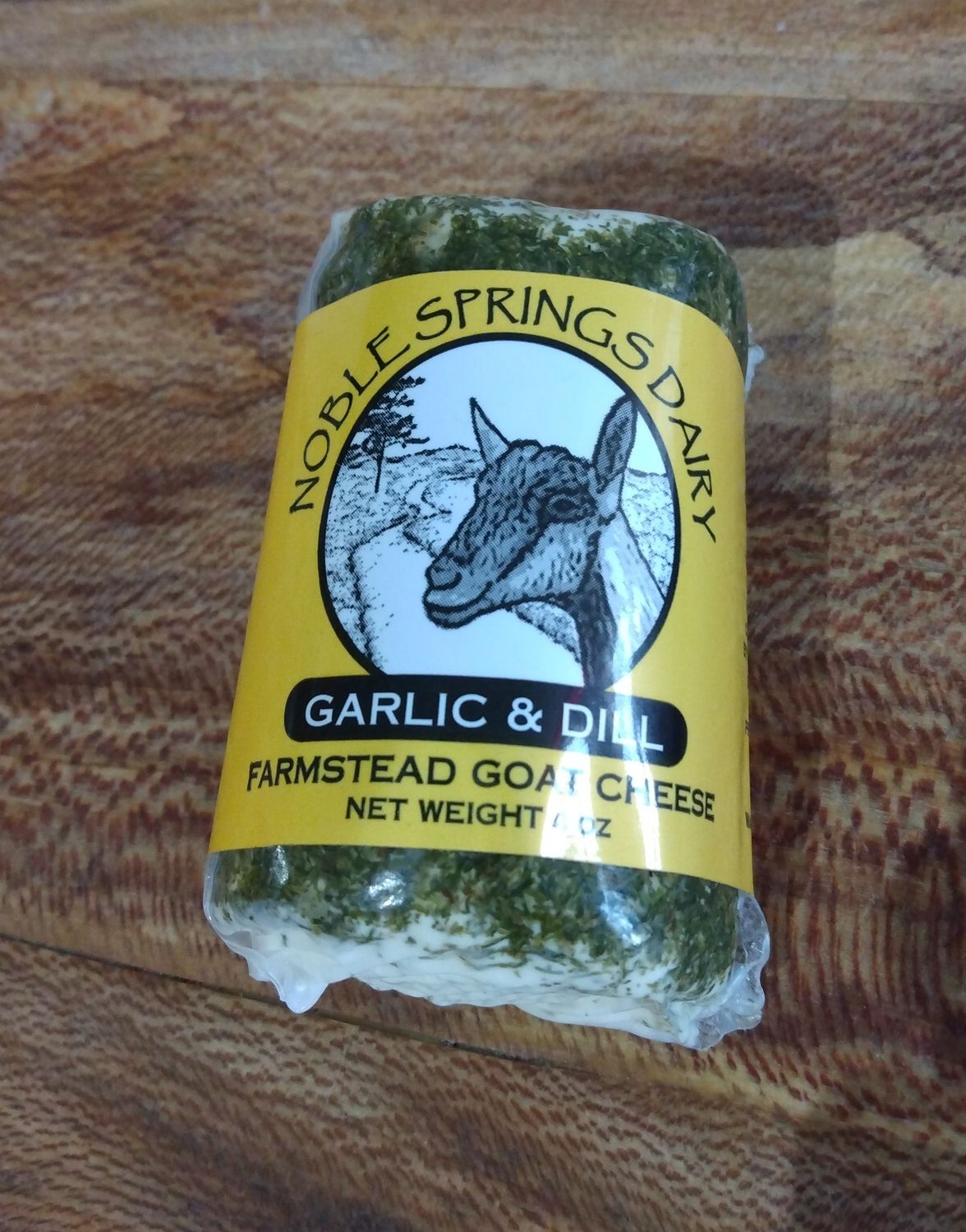 Noble Springs Garlic Dill Chevre Log